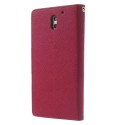 HTC Desire 610 Portfel Etui – Fancy Ciemny Różowy