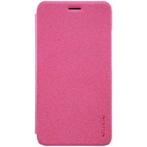 Huawei Y6 Pro - etui na telefon i dokumenty - Nillkin Sparkle różowe