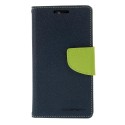 LG L90 Blue Mercury Fancy Diary Wallet Case