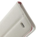 LG G3 S Portfel Etui – Litchi Białe