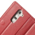 LG G2 Mini Portfel Etui – Litchi Czerwony