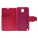 Samsung Galaxy Note 3 Portfel Etui – Sonata Ciemny Różowy