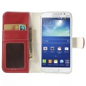 Samsung Galaxy Grand 2 Portfel Etui – Litchi Czerwony