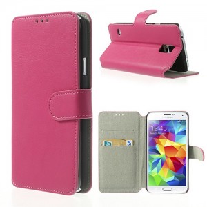 Samsung Galaxy S5 - etui na telefon i dokumenty - SK Style różowe