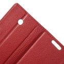 Nokia Lumia 630 Portfel Etui Litchi – Czerwony