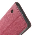 Nokia Lumia 630 / 635 Portfel Etui – Fancy Ciemny Różowy