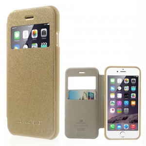 Apple iPhone 6 Plus - etui na telefon i dokumenty - Wow Bumper złote