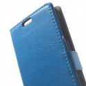 HTC Desire 510 Portfel Etui – Niebieski Litchi