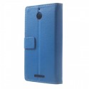 HTC Desire 510 Portfel Etui – Niebieski Litchi