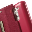 LG G2 Mini Portfel Etui – Goospery Fancy Różowy
