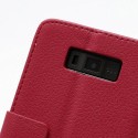 LG Optimus L7 P700 Portfel Etui – Litchi Czerwony