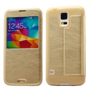 Samsung Galaxy S5 - etui na telefon - KLD KA okno złote