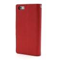 Apple iPhone 5 / 5S Portfel Etui – Fancy Czerwony